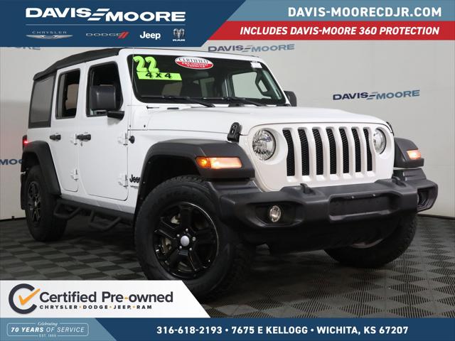 2022 Jeep Wrangler Unlimited Sport S 4x4