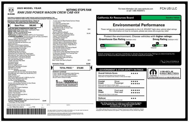 2025 RAM 2500 Power Wagon Crew Cab 4x4 64 Box