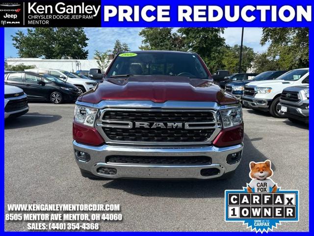 2022 RAM 1500 Big Horn Quad Cab 4x4 64 Box