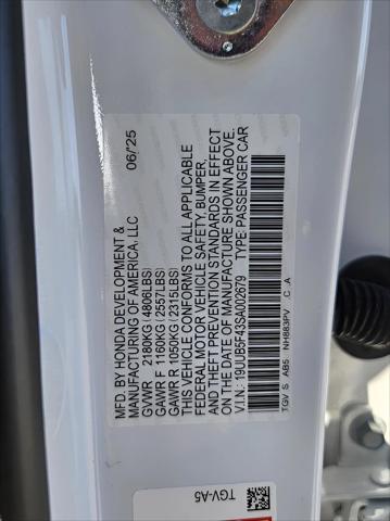 2025 Acura TLX Technology Package