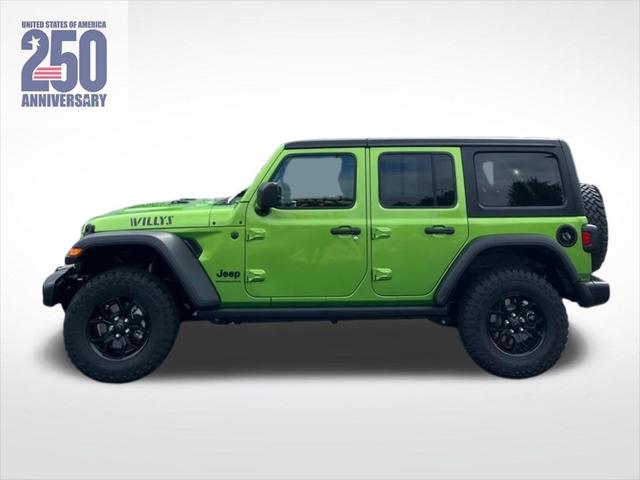 2025 Jeep Wrangler 4-Door Willys 4x4 for sale in Boardman, OH