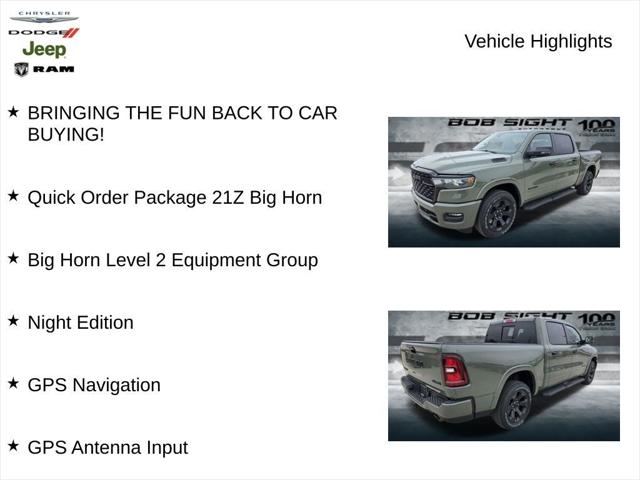 2026 RAM Ram 1500 RAM 1500 BIG HORN CREW CAB 4X4 57 BOX