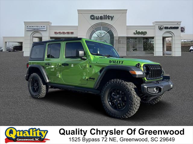 2026 Jeep Wrangler WRANGLER 4-DOOR WILLYS 2026 Jeep Wrangler WRANGLER 4-DOOR WILLYS