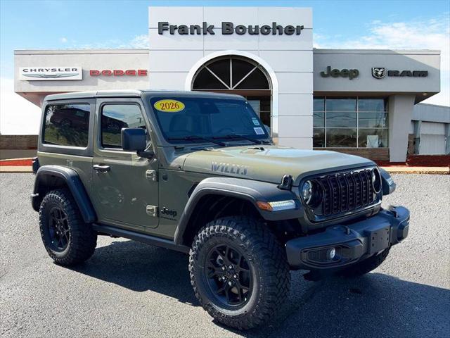 2026 Jeep Wrangler WRANGLER 2-DOOR WILLYS 2026 Jeep Wrangler WRANGLER 2-DOOR WILLYS