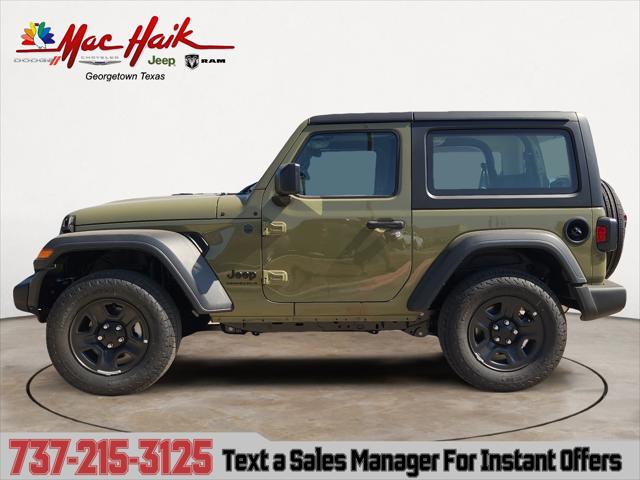 2026 Jeep Wrangler WRANGLER 2-DOOR SPORT 2026 Jeep Wrangler WRANGLER 2-DOOR SPORT