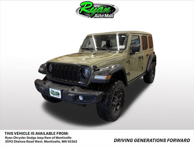 2026 Jeep Wrangler WRANGLER 4-DOOR WILLYS 2026 Jeep Wrangler WRANGLER 4-DOOR WILLYS