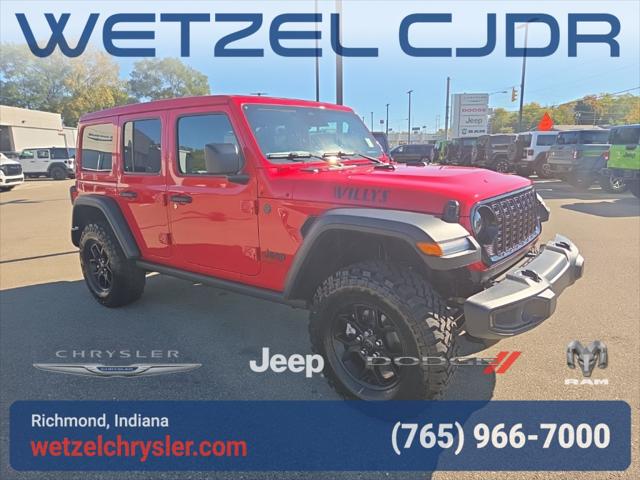 2026 Jeep Wrangler WRANGLER 4-DOOR WILLYS 2026 Jeep Wrangler WRANGLER 4-DOOR WILLYS