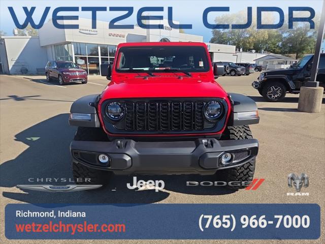 2026 Jeep Wrangler WRANGLER 4-DOOR WILLYS 2026 Jeep Wrangler WRANGLER 4-DOOR WILLYS
