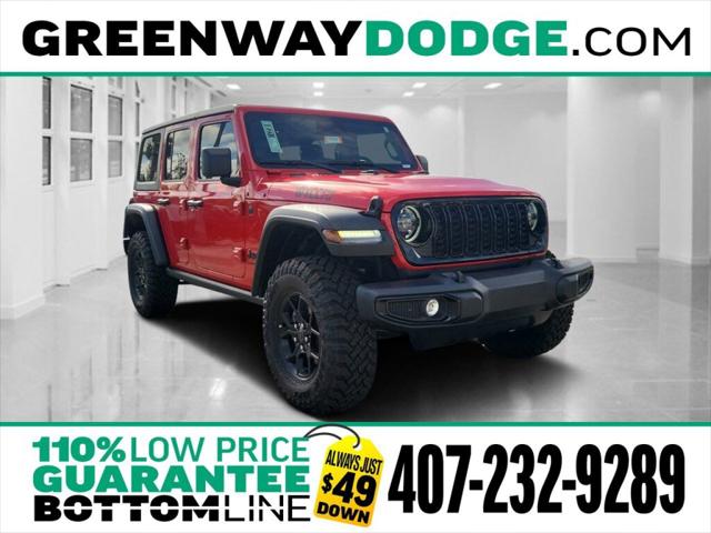 2026 Jeep Wrangler WRANGLER 4-DOOR WILLYS 2026 Jeep Wrangler WRANGLER 4-DOOR WILLYS