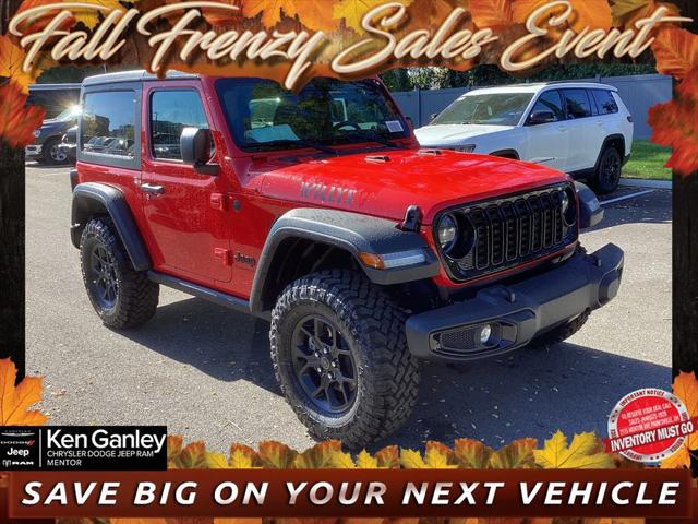 2026 Jeep Wrangler WRANGLER 2-DOOR WILLYS 2026 Jeep Wrangler WRANGLER 2-DOOR WILLYS