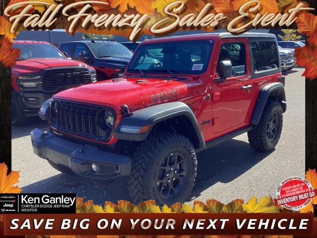 2026 Jeep Wrangler WRANGLER 2-DOOR WILLYS 2026 Jeep Wrangler WRANGLER 2-DOOR WILLYS
