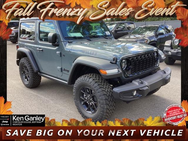 2026 Jeep Wrangler WRANGLER 2-DOOR WILLYS 2026 Jeep Wrangler WRANGLER 2-DOOR WILLYS