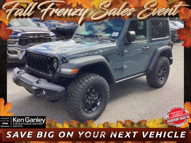 2026 Jeep Wrangler WRANGLER 2-DOOR WILLYS 2026 Jeep Wrangler WRANGLER 2-DOOR WILLYS