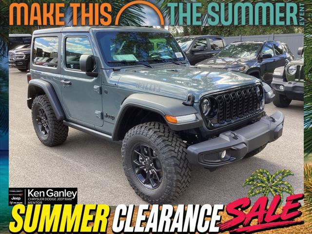2026 Jeep Wrangler 2-Door Willys 4x4 for sale in Mentor, OH