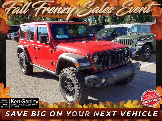 2026 Jeep Wrangler WRANGLER 4-DOOR WILLYS 2026 Jeep Wrangler WRANGLER 4-DOOR WILLYS
