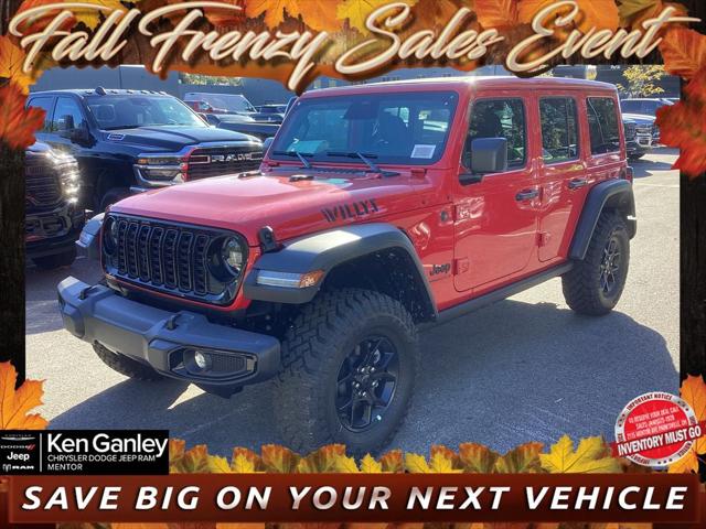 2026 Jeep Wrangler WRANGLER 4-DOOR WILLYS 2026 Jeep Wrangler WRANGLER 4-DOOR WILLYS