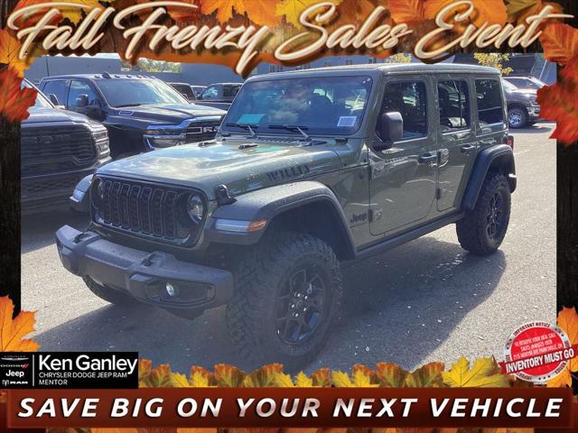 2026 Jeep Wrangler WRANGLER 4-DOOR WILLYS 2026 Jeep Wrangler WRANGLER 4-DOOR WILLYS