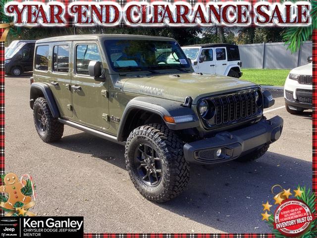 2026 Jeep Wrangler WRANGLER 4-DOOR WILLYS 2026 Jeep Wrangler WRANGLER 4-DOOR WILLYS