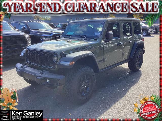 2026 Jeep Wrangler WRANGLER 4-DOOR WILLYS 2026 Jeep Wrangler WRANGLER 4-DOOR WILLYS