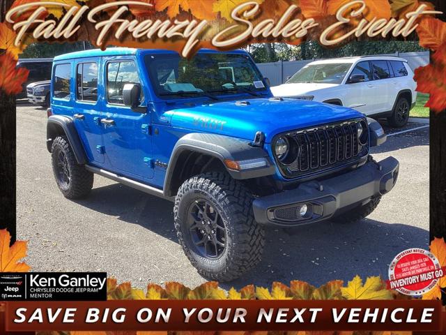 2026 Jeep Wrangler WRANGLER 4-DOOR WILLYS 2026 Jeep Wrangler WRANGLER 4-DOOR WILLYS