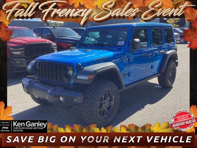 2026 Jeep Wrangler WRANGLER 4-DOOR WILLYS 2026 Jeep Wrangler WRANGLER 4-DOOR WILLYS