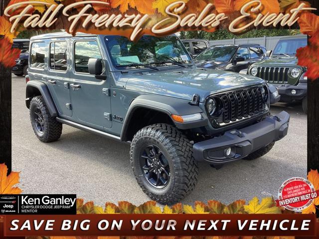 2026 Jeep Wrangler WRANGLER 4-DOOR WILLYS 2026 Jeep Wrangler WRANGLER 4-DOOR WILLYS