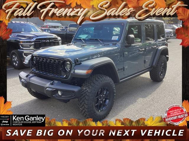 2026 Jeep Wrangler WRANGLER 4-DOOR WILLYS 2026 Jeep Wrangler WRANGLER 4-DOOR WILLYS