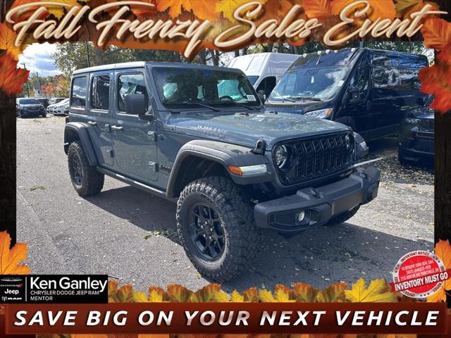 2026 Jeep Wrangler WRANGLER 4-DOOR WILLYS 2026 Jeep Wrangler WRANGLER 4-DOOR WILLYS