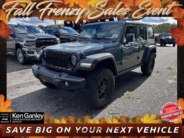2026 Jeep Wrangler WRANGLER 4-DOOR WILLYS 2026 Jeep Wrangler WRANGLER 4-DOOR WILLYS