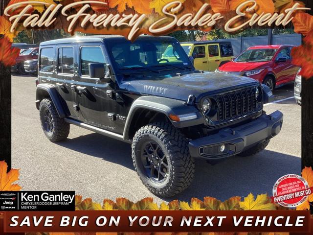 2026 Jeep Wrangler WRANGLER 4-DOOR WILLYS 2026 Jeep Wrangler WRANGLER 4-DOOR WILLYS