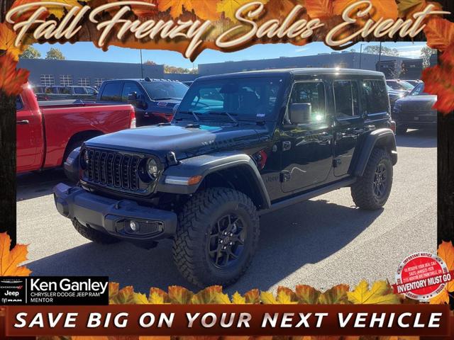 2026 Jeep Wrangler WRANGLER 4-DOOR WILLYS 2026 Jeep Wrangler WRANGLER 4-DOOR WILLYS