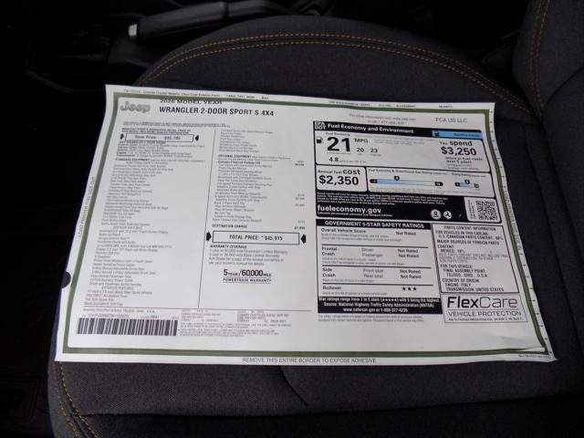 2026 Jeep Wrangler Sport S
