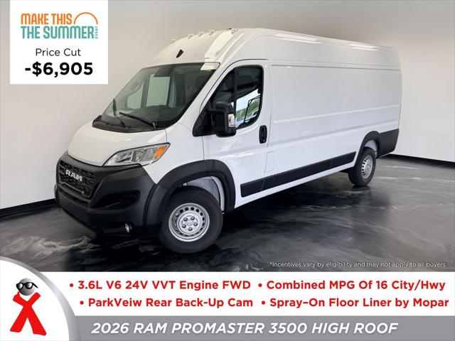 2026 RAM ProMaster 3500 RAM PROMASTER 3500 TRADESMAN CARGO VAN HIGH ROOF 159 WB EXT