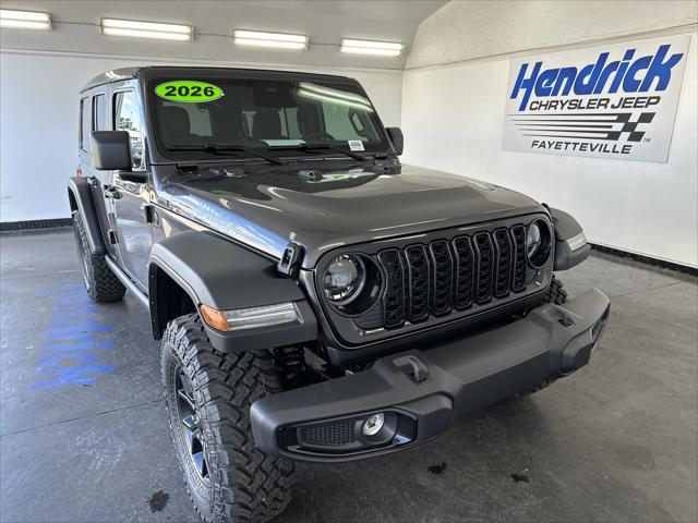 2026 Jeep Wrangler WRANGLER 4-DOOR WILLYS 2026 Jeep Wrangler WRANGLER 4-DOOR WILLYS