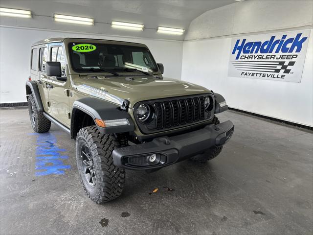 2026 Jeep Wrangler WRANGLER 4-DOOR WILLYS 2026 Jeep Wrangler WRANGLER 4-DOOR WILLYS