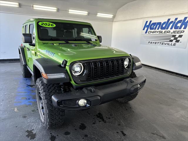 2026 Jeep Wrangler WRANGLER 4-DOOR WILLYS 2026 Jeep Wrangler WRANGLER 4-DOOR WILLYS