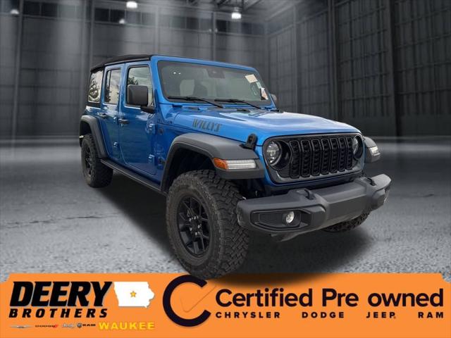 2024 Jeep Wrangler 4-Door Willys 4x4