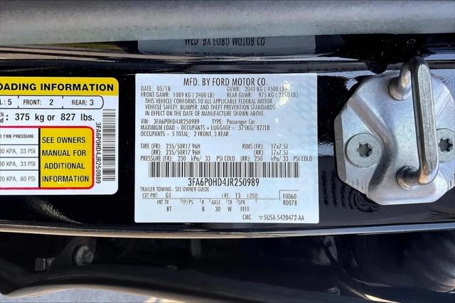 2018 Ford Fusion SE