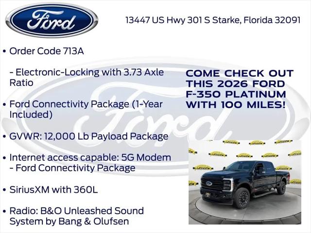 2026 Ford F-350 Platinum