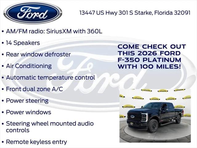 2026 Ford F-350 Platinum