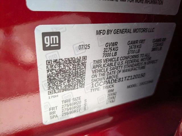 2026 Chevrolet Silverado 1500 2WD Crew Cab Short Bed RST