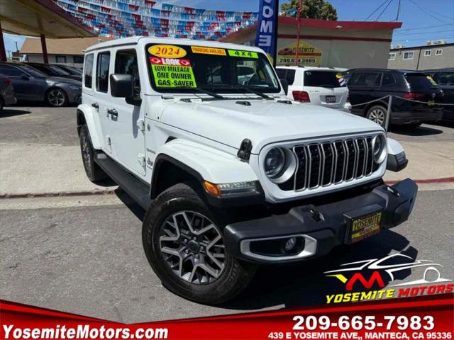2024 Jeep Wrangler 4-Door Sahara 4x4 for sale in Manteca, CA