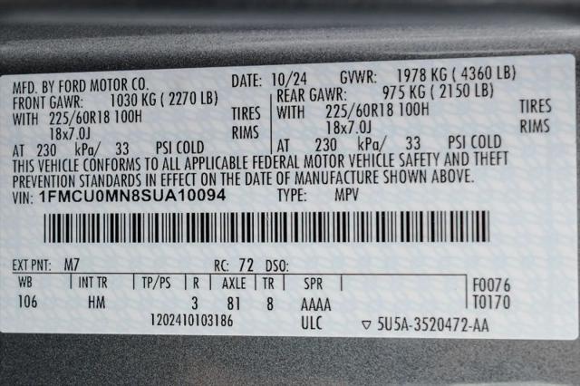 2025 Ford Escape ST-Line