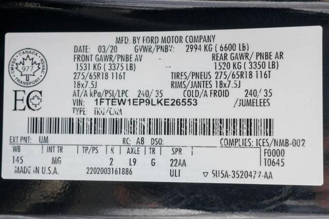 2020 Ford F-150 XLT