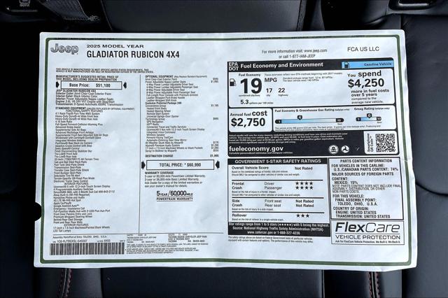 2025 Jeep Gladiator Rubicon