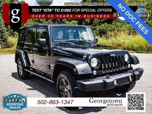 2017 Jeep Wrangler Unlimited Sport 4x4 for sale in Georgetown, KY