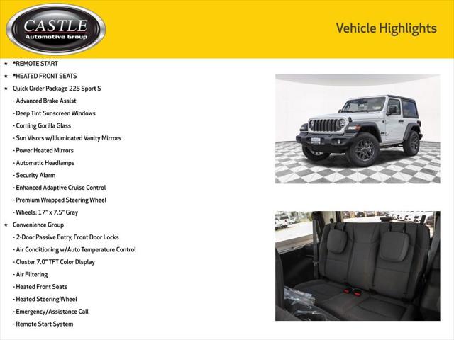 2025 Jeep Wrangler WRANGLER 2-DOOR SPORT S