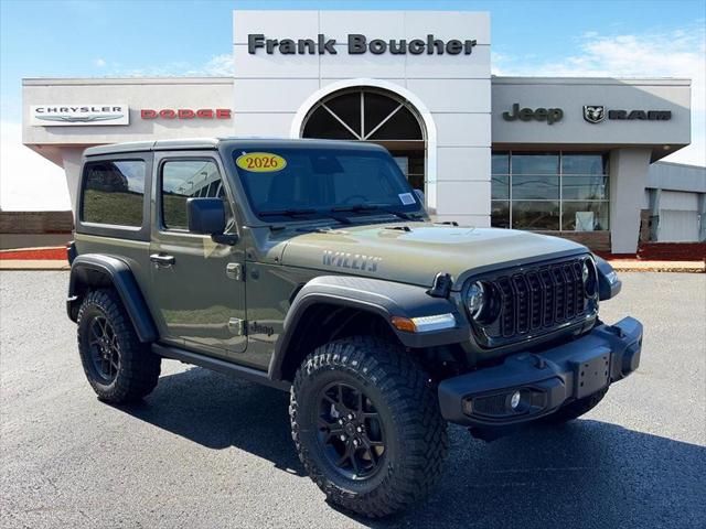 2026 Jeep Wrangler WRANGLER 2-DOOR WILLYS 2026 Jeep Wrangler WRANGLER 2-DOOR WILLYS