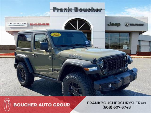 2026 Jeep Wrangler WRANGLER 2-DOOR WILLYS 2026 Jeep Wrangler WRANGLER 2-DOOR WILLYS