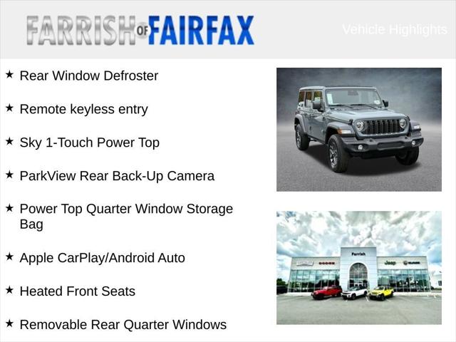 2026 Jeep Wrangler WRANGLER 4-DOOR SPORT S